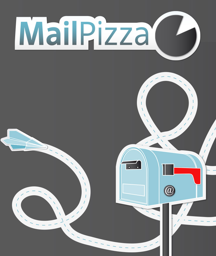 Mail Pizza  - art direction by Gaetana Della Sala